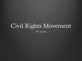 Civil Rights Movement