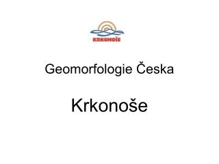 Geomorfologie Česka