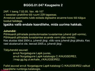 BGGG.01.047 Kaugseire 2
