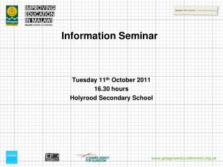 Information Seminar