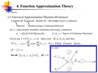 4. Function Approximation Theory