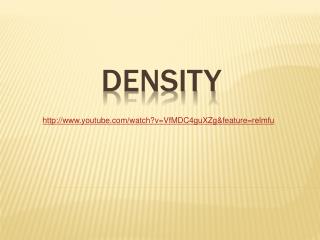 density