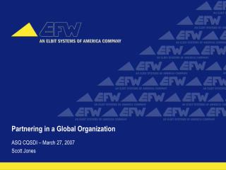 Partnering in a Global Organization