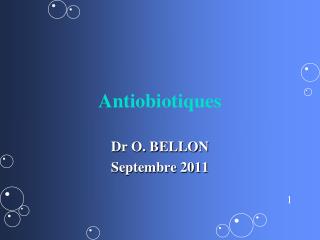 Antiobiotiques