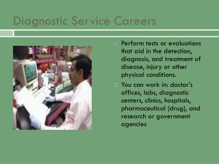 Diagnostic Service Careers