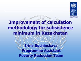 Improvement of calculation methodology for subsistence minimum in Kazakhstan