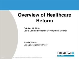 Overview of Healthcare Reform