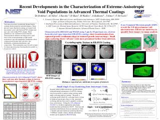 Recent Developments in the Characterization of Extreme-Anisotropic