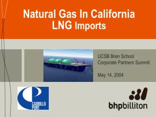 Natural Gas In California LNG Imports