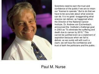 Paul M. Nurse