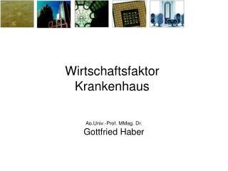 Wirtschaftsfaktor Krankenhaus