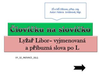 Človíčku na slovíčko