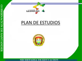 PLAN DE ESTUDIOS