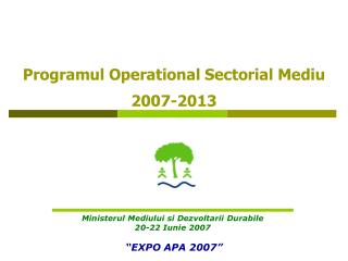 Programul Operational Sectorial Mediu 2007-2013