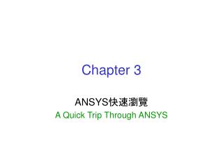 Chapter 3