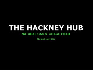 THE HACKNEY HUB NATURAL GAS STORAGE FIELD Morgan County Ohio