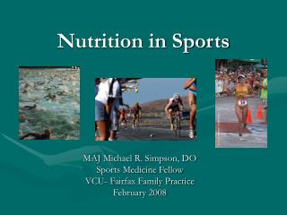 Nutrition in Sports