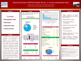 Uterine sarcomas in RIPAS Hospital, Brunei; a 10 year retrospective study.