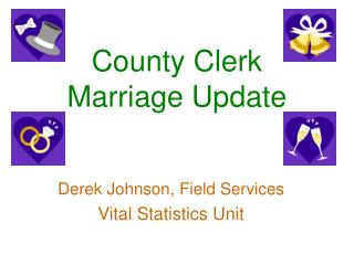 County Clerk Marriage Update
