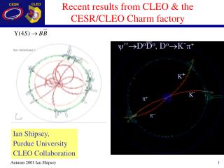 Recent results from CLEO &amp; the CESR/CLEO Charm factory