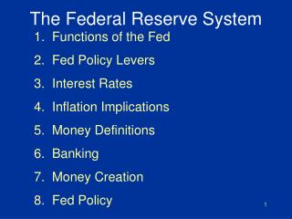 The Federal Reserve System