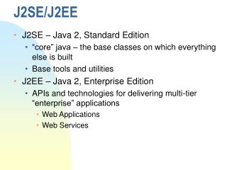 J2SE/J2EE