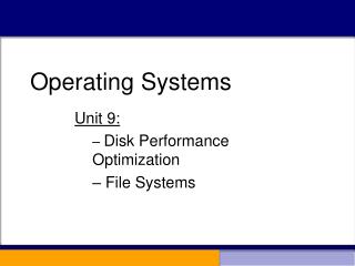 Operating Systems