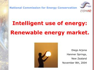 Intelligent use of energy: Renewable energy market.