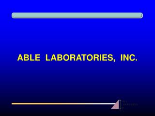 ABLE LABORATORIES, INC.