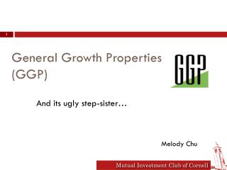 General Growth Properties (GGP)