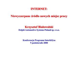 Co się zmieniło dzięki wprowadzeniu Internetu ?