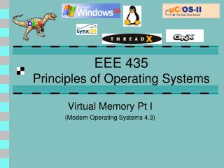 EEE 435 Principles of Operating Systems