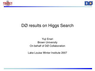 DØ results on Higgs Search