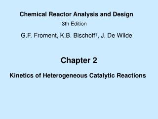 Chemical Reactor Analysis and Design