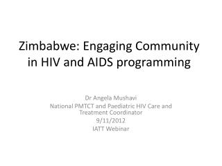 Zimbabwe: Engaging Community in HIV and AIDS programming