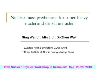 Nuclear mass predictions for super-heavy nuclei and drip-line nuclei