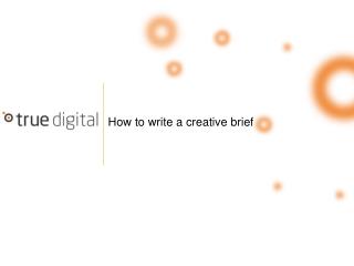 How to write a creative brief