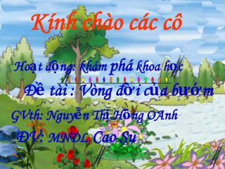 Kính chào các cô