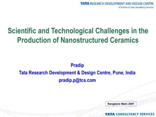 Scientific and Technological Challenges in the Production of Nanostructured Ceramics