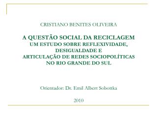 1.6 AS RELAÇÕES E A REFLEXIVIDADE DE PESQUISA