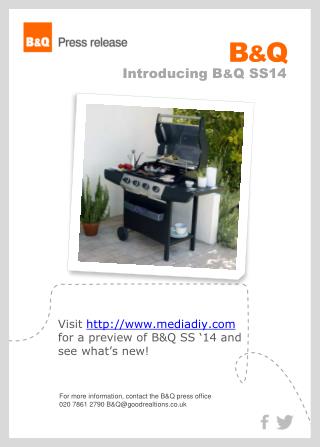 B &amp; Q Introducing B &amp; Q SS14