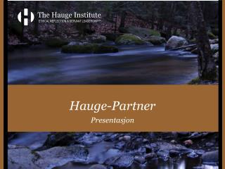 Hauge-Partner Presentasjon