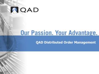 QAD Distributed Order Management