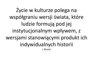 SZKOŁA UZALEŻNIONA OD KULTURY