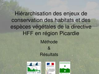 Méthode &amp; Résultats