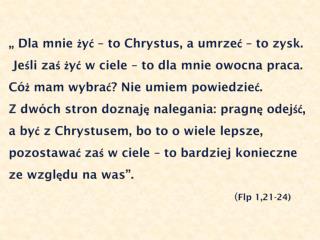 Teczka pomocy klasa I gimnazjum prezentacja - katecheza 19