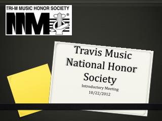 Travis Music National Honor Society