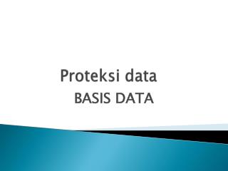 Proteksi data