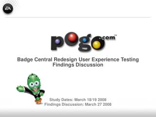 Badge Central Redesign User Experience Testing Findings Discussion