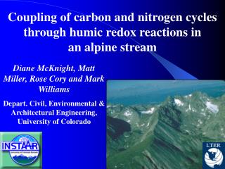 Coupling of carbon and nitrogen cycles through humic redox reactions in an alpine stream